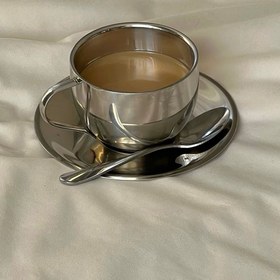 تصویر فنجون استیل دوجداره 