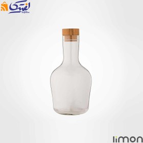 تصویر بطری آب لیمون کد 2272 ظرفیت ۱.۵ لیتر درب چوبی 