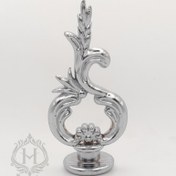 تصویر دستگیره طرح شعله abs - نقره‌ای 