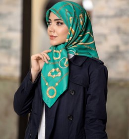 تصویر روسری ابریشم مجلسی سایز 100 در 8 رنگ کد 160 gnt scarf code 160