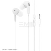 تصویر هندزفری طرح ایرپاد دنمن مدل dr06 Earphone Denmen Dr06