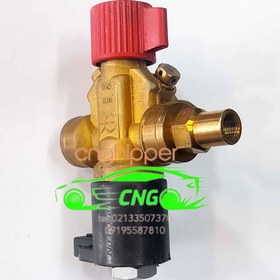 تصویر شیر مخزن سی ان جیEF7 برقی رزوه استوانه ای cng Cylindrical thread electric CNG tank valve