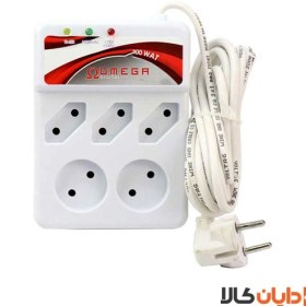 تصویر محافظ ولتاژ 5 خانه کلید دار امگا 1.30 omega Omega Voltage Protector