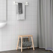 تصویر جای حوله ایکیا مدل TISKEN Towel rack with suction cup