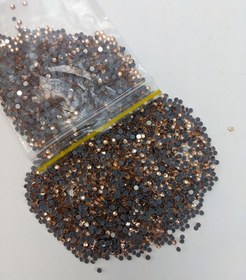 تصویر نگین حرارتی dmc رزگلد سایز 10 