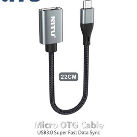 تصویر کابل او تی جی اندروید نیتو مدل NITU NT-CN20 ا NITU NT-CN20 Android OTG cable NITU NT-CN20 Android OTG cable