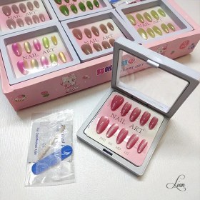 تصویر ناخن مصنوعی آیس شیک 