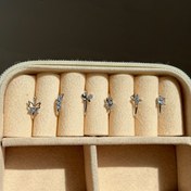 تصویر پیرسینگ فیک بینی طرح قلب 