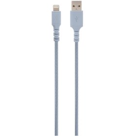 تصویر کابل شارژ USB به لایتنینگ کی نت سیم کنفی 1.2 متری مدل Knet K-UC560 Knet USB To Lightning Charging Cable K-UC560