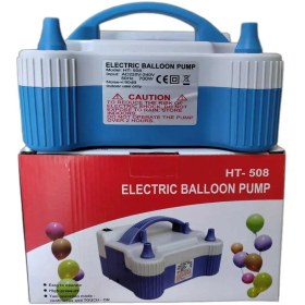 تصویر پمپ باد بادکنک برقی 700 وات دو نازله بزرگ مدل Youmay HT-508 electric balloon pump Youmay 508
