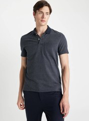 تصویر پولوشرت آستین کوتاه مردانه دفکتو مدل D0031AXIN120 