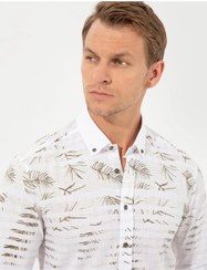 تصویر پیراهن مردانه خاکستری پیرکاردین | G021SZ004.000.1406346.VR054 Pierre Cardin 