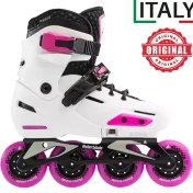 تصویر اسکیت دخترانه رولربلید اپکس Rollerblade Apex G سفید + لوازم 