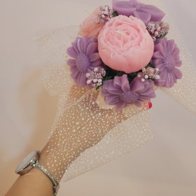 تصویر دسته گل شمع phonix_candle