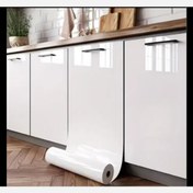 تصویر برچسب کابینت هایگلاس سفید درجه یک 