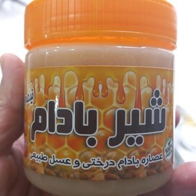 تصویر شیر بادام نیمه آماده ارگانیک 900 گرمی 