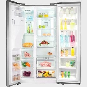 تصویر یخچال و فریزر ساید بای ساید اسنوا s3di s100 سفید Snowa side by side S3Di S100