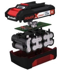تصویر باتری X CHANGE LI ON 18 ولت 1.5 آه آینهل Einhell 