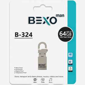 تصویر فلش مموری بکسو مدل B-324 USB2.0 ظرفیت 64 گیگابایت 