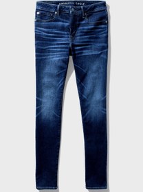 تصویر شلوار جین اسلیم فیت شستشو شده برند american eagle Rinse Wash Slim Fit Jeans