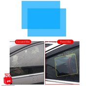 تصویر برچسب نانو ضد باران و بخار آینه بسته 2عددی سایز 170*200 میلیمتر ا Car Rearview Mirror Film Rainproof Waterproof Car Rearview Mirror Film Rainproof Waterproof