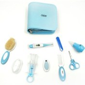 تصویر ست بهداشتی کودک ماماس اند پاپاس کد 1121 مجموعه 10 عددی آبی Mamas & Papas Baby Healthcare Kit Code 1121 – 10 Pieces