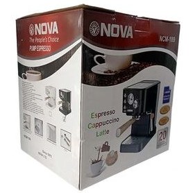 تصویر اسپرسو و قهوه ساز 2200 وات نوا اسپرسوساز مدل NOVA NCM-189 NOVA-NCM 189