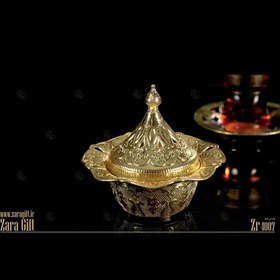 تصویر قندان لاله زارا برند اورجینال اصل ترکیه در 3 رنگ طلایی و مسی و نقره ای سیلور ترک 