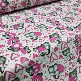 تصویر پارچه تریکو پنبه ای بچه گانه، پنگوئن 