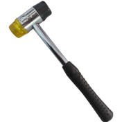 تصویر چکش فیبری و لاستیکی صافکاری بدون رنگ مدل 30 میلی متر 