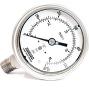 تصویر گیج فشار RUEGER صفحه 10cm رنج 40BAR RUEGER PRESSURE GAUGE