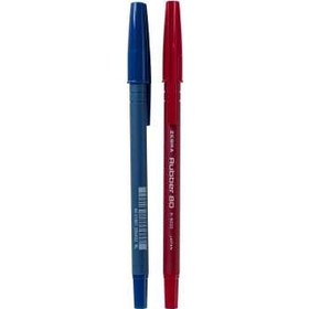 تصویر خودکار زبرا مدل Rubber 80 - بسته 2 عددي - رنگ آبي و قرمز ا Zebra Rubber 80 Pen - Blue And Red Zebra Rubber 80 Pen - Blue And Red