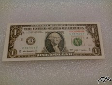 تصویر ۱ برگ طرح اسکناس ۱ دلار . فانتزی . (۹۶-۲) (۰) 