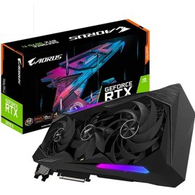 تصویر کارت گرافیک گیگابایت (در حد نو) با مهلت تست GIGABYTE AORUS GeForce RTX 3070 MASTER 8GB 