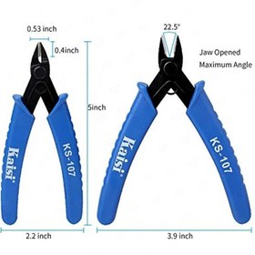 تصویر کف چین 5 اینچ Kaisi KS-107 Kaisi KS-107 cutter plier