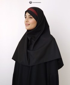 تصویر مقنعه تل دار جنس نخ بروجرد، بسیار با دوام و با کیفیت