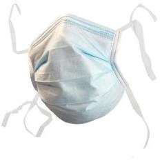 تصویر جعبه 100 تایی ماسک سه لایه بند دار آسا (ASA MASK-3ply)