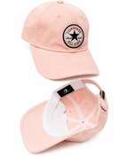 تصویر کلاه کانورس یونیسکس مدل بیسبالی رنگ صورتی Converse hat pink