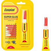 تصویر چسب قطره ای 3 گرمی کاسپین ا Caspian drop glue 3 grams Caspian drop glue 3 grams