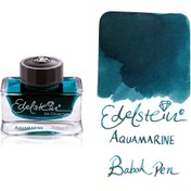 تصویر شیشه جوهر خودنویس Pelikan Edelstein Aquamarine آبی 