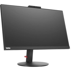 تصویر مانیتور لنوو 24اینچ فرم لس دارای اسپیکر و وبکم lenovo t24v_10 FHD IPS monitor Lenovo ThinkVision T24v-10