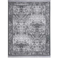 تصویر گلیم ماشینی دنیای فرش مدل جوانه کد 1402 