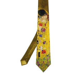تصویر کراوات مردانه مدل نقاشی گوستاو کلیمت کد 1126 
