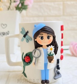 تصویر ماگ عروسکی پزشکی 