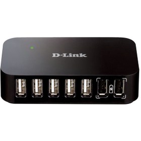 تصویر هاب یو اس بی 2 دی لینک مدل DUB H7 C1 DLINK DUBH7/N USB2 HUB