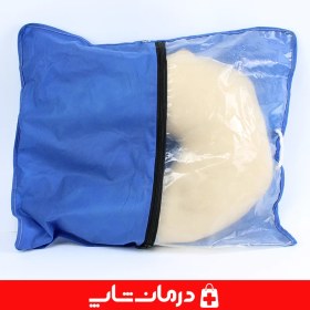 تصویر دورگردنی ساده شفا بالش دورگردنی طبی الیافی 