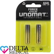 تصویر باتری قلمی یونومات اولترا پریمیوم 2 عددی Yonmat Ultra Premium 2-digit AAA battery