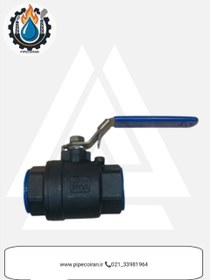 تصویر شیر گازی 1000وگ فولادی 2PC - 1/1/4 BALL VALVE