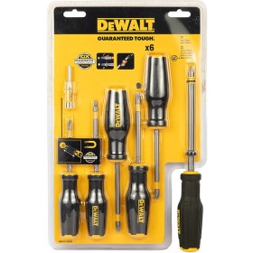 تصویر مجموعه 6 عددی پیچگوشتی دیوالت مدل DWHT062056 Full Fit 6-Piece Screwdriver Set