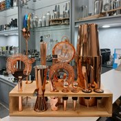 تصویر ست بار سرد ۱۴ پارچه بوستون رزگلد 